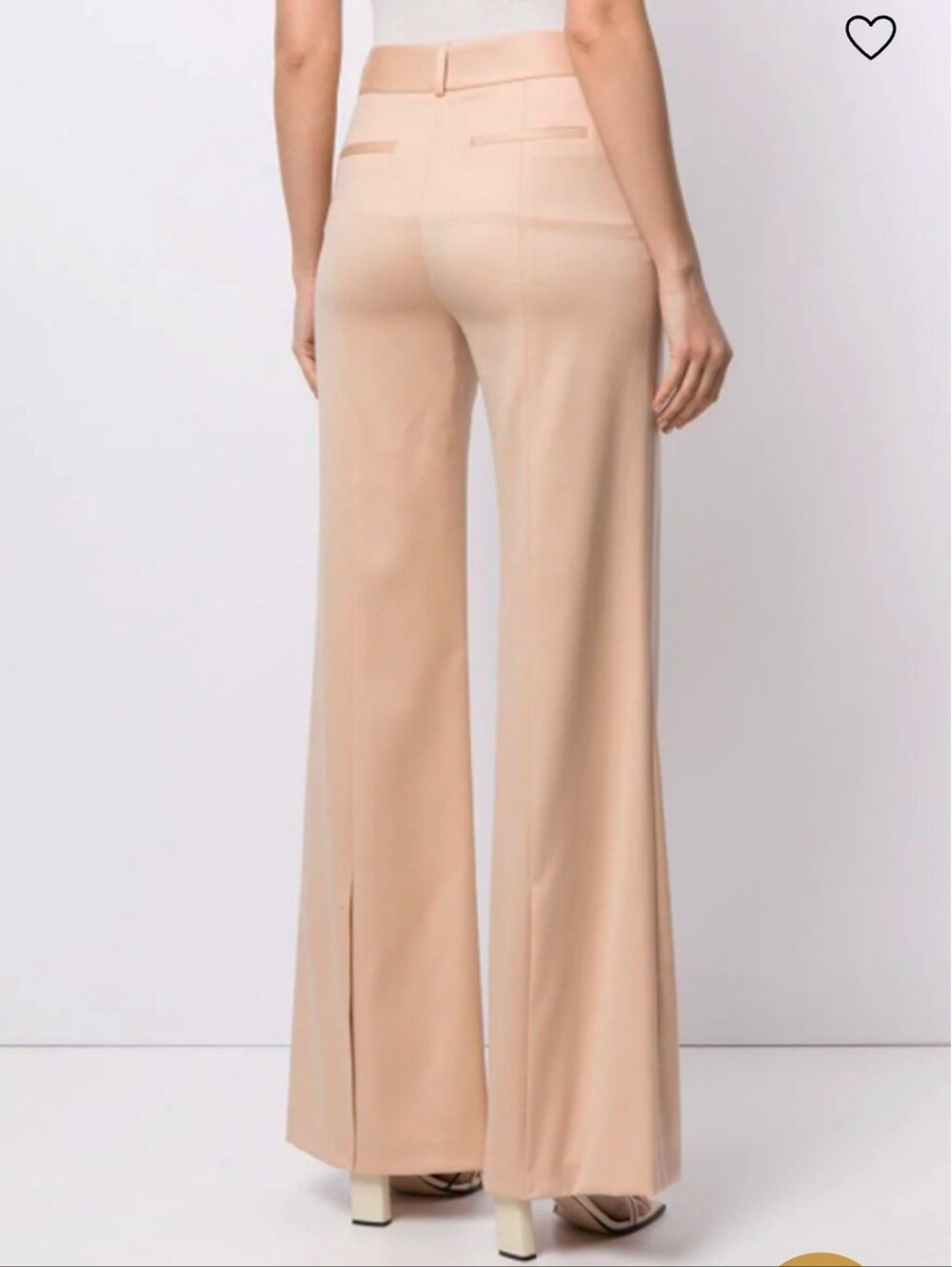 ALICE + OLIVIA PAULA HIGH WAIST PANT WITH BACK SLIT SIZE 12 NWT $330 - Picture 6 of 13
